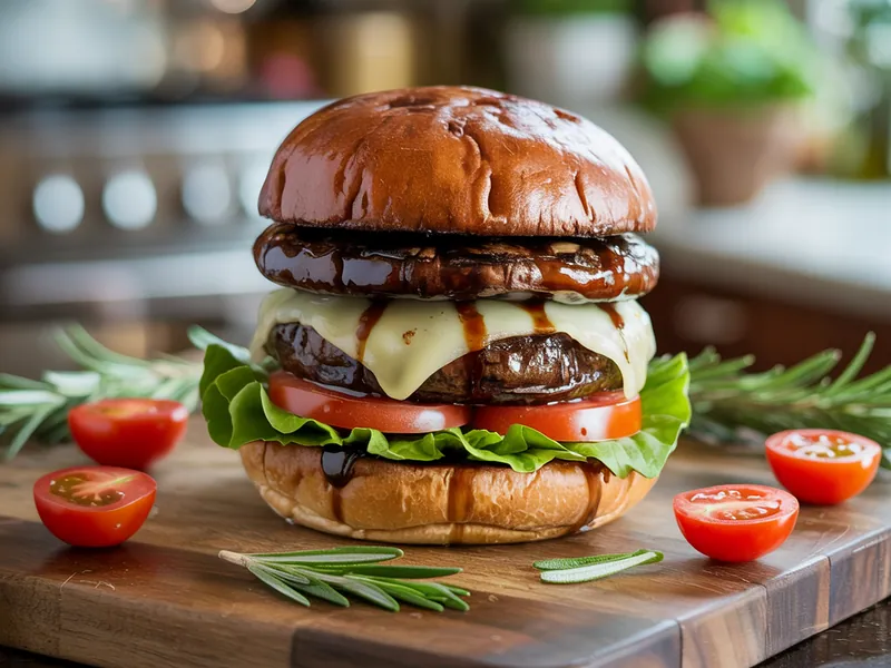 Portabella Mushroom & Swiss — illustrative photo
